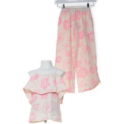 Set (Beige, Pink) from Zara Cotton