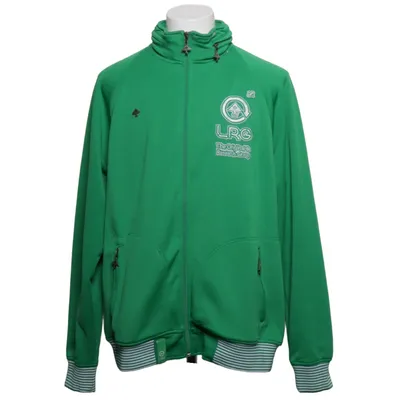 Träningsjacka (Grön, Vit) från LRG Bomull, Polyester