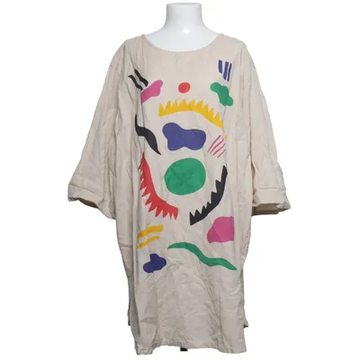 Dress (Beige, Multicolored) from Gudrun Sjödén Cotton, Linen