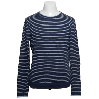 Trui (Blauw, Wit) van Wool & Co Katoen