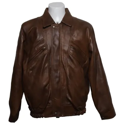 Veste en cuir (Marron) de Under Cover