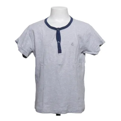T-shirt manches longues (Gris, Bleu) de Petit Bateau Coton