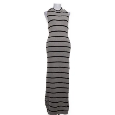 Maxi dress (Gray, Black) from Josefine HJ x NA-KD Cotton, Polyester