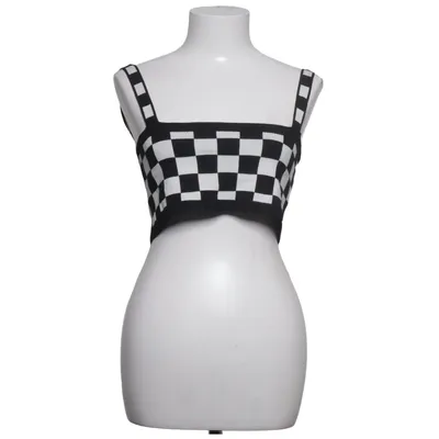 Crop top (Svart, Vit) från Edikted Bomull, Polyester