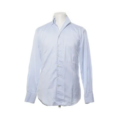 Shirt (Blauw) van Suitsupply Katoen