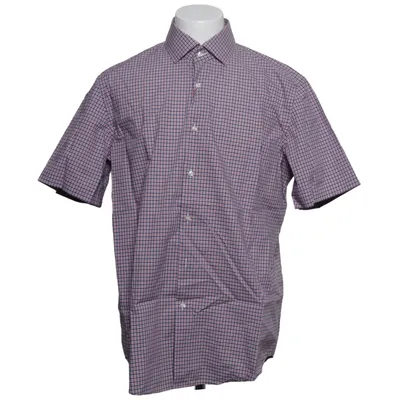 Chemise à manches courtes (Bleu, Rouge, Blanc) de Hugo Boss Coton
