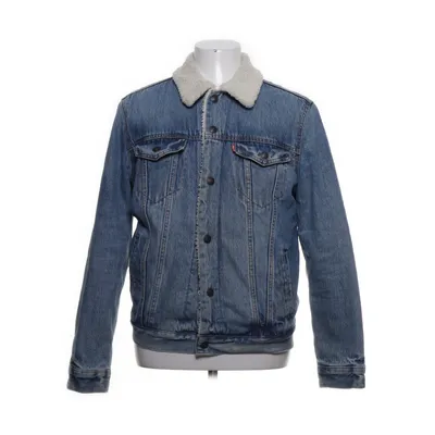 Gevoerde spijkerjas (Blauw, Wit) van Levi's Premium Katoen, Polyamide, Polyester