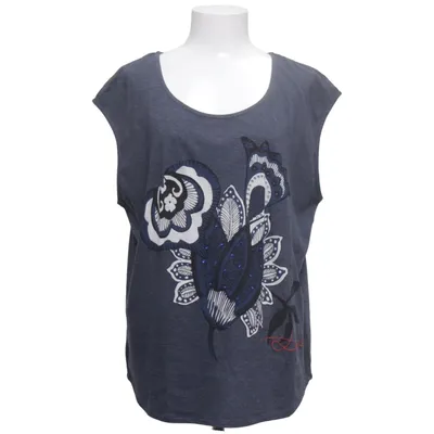 Top (Blauw, Meerkleurig) van Desigual Katoen, Polyester