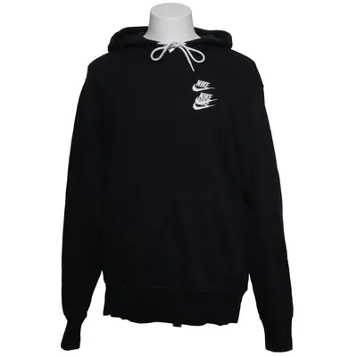 Kapuzenpullover (Schwarz) von Nike Baumwolle, Polyester
