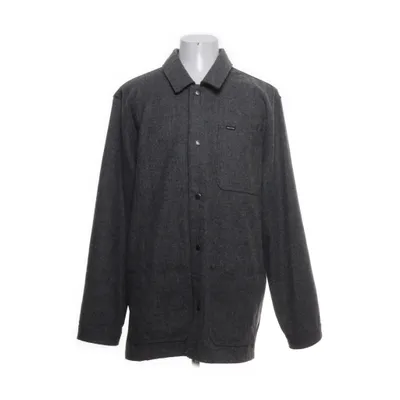 Överskjorta (Grå) från Brixton Polyester, Ull