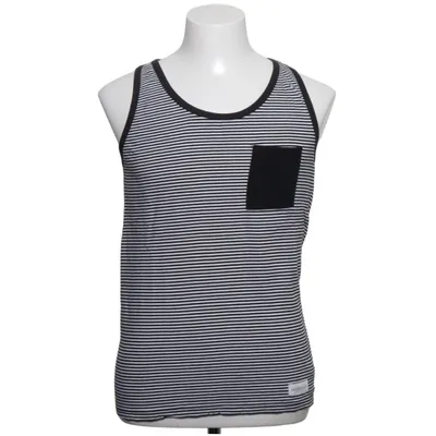 Tank Top (Black, White) from Saturdays Cotton