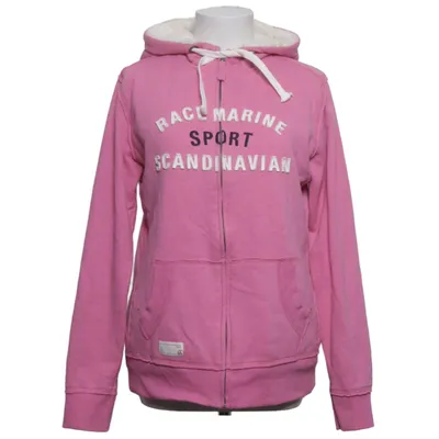 Sweat à capuche (Rose) de Race Marine Coton, Polyester