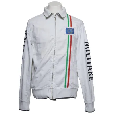 Sports jacket (White, Multicolored) from Aeronautica Militare Cotton