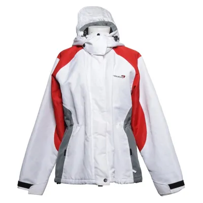 Skidjacka (Vit, Röd, Grå) från Touch Polyester