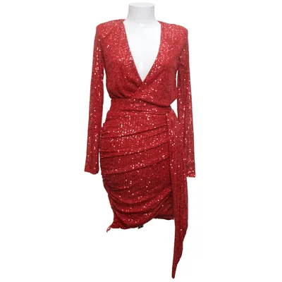 Cocktailklänning (Röd) från Fashion Nova Polyester