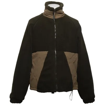 Fleecejakke (Grøn, Beige) fra Zara Polyamid