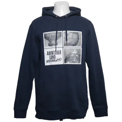 Huvtröja (Blå) från Pur Bomull, Polyester