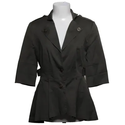 Jacket (Green) from Linea Tesini Cotton, Elastane, Polyester