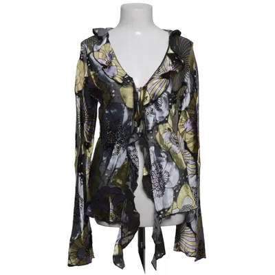Blouse (Jaune, Violet, Multicolore) de Tone Barker Silk Soie, Viscose