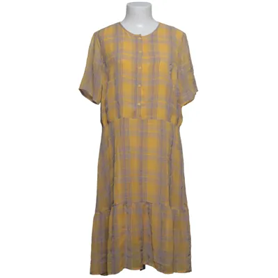Dress (Yellow, Purple) from Magasin Du Nord Polyester, Viscose