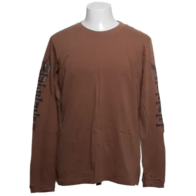 T-shirt à manches longues (Marron) de Replay Brand Coton