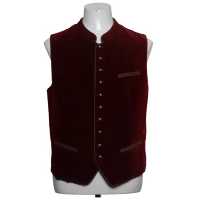 Outer vest (Red) from Hammerschmid Acetate, Cotton