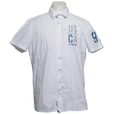 Short sleeve shirt (White, Blue) from Gaastra Cotton