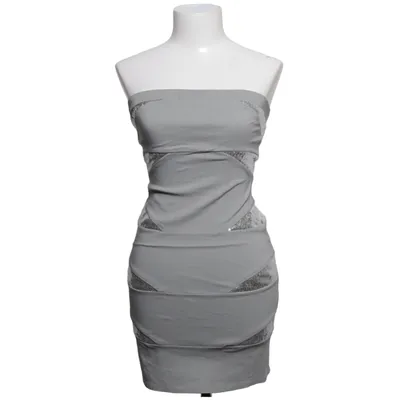 Cocktailjurk (Grijs, Zilver) van Rare Elastaan, Polyamide, Polyester, Viscose