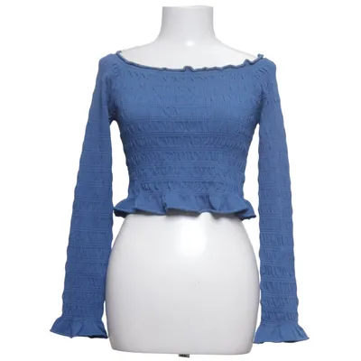 Crop top (Blauw) van Sweewë Polyamide, Viscose