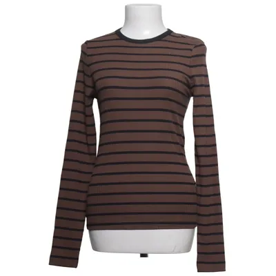 Långärmad t-shirt (Brun, Svart) från G-Star Raw Elastan, Ekologisk bomull