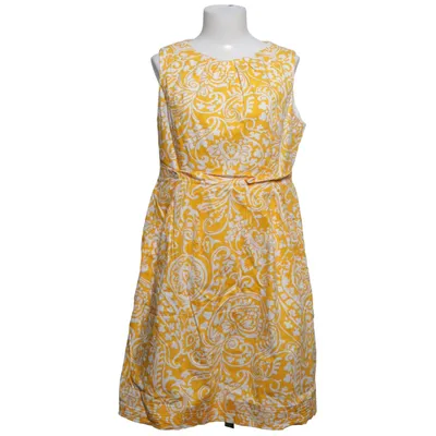 Robe (Jaune, Blanc) de Jessica Howard Coton, Élasthane, Polyester