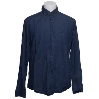 Overhemd (Blauw) van Gianni Feraud Katoen