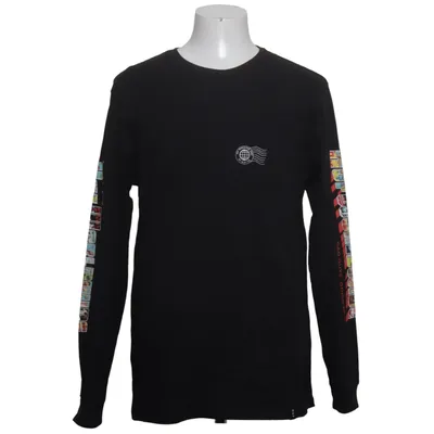 T-shirt à manches longues (Noir) de HUF Coton