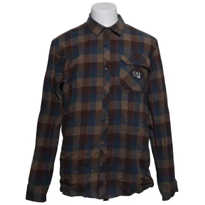 Flannel shirt (Blue, Brown, Beige) from Fox Cotton, Elastane