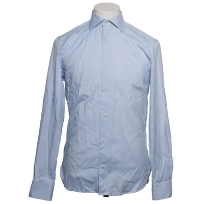 Chemise (Bleu) de Boggi Milano Coton, Élasthane