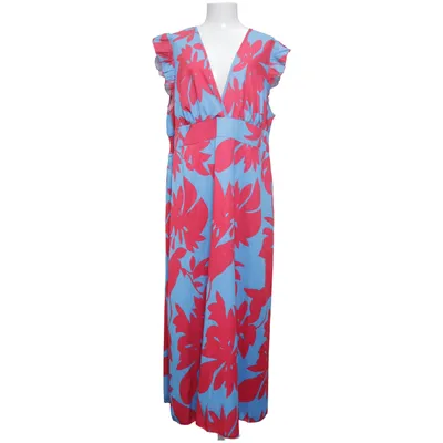Robe longue (Bleu, Rouge, Multicolore) de Shein Curve Polyester