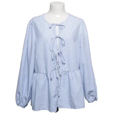 Blus (Blå, Vit) från Shein Curve Polyester