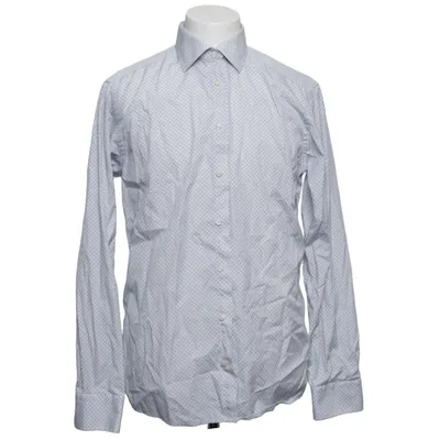 Chemise (Blanc, Bleu) de Eton Coton