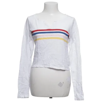 Långärmad t-shirt (Vit, Flerfärgad) från Hollister Bomull, Viskos