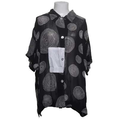 Short sleeve shirt (Black, White) from Lauren Vidal Viscose