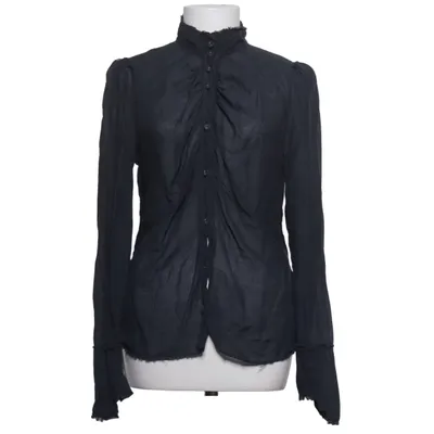 Bluse (Grå) fra Hugo Boss Bomuld, Silke