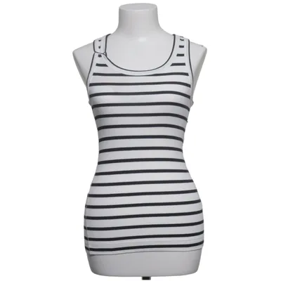 Tank Top (Black, White) from COS Cotton, Elastane