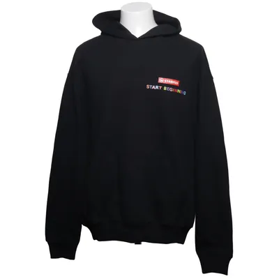 Sweat à capuche (Noir) de Stabilo Coton biologique