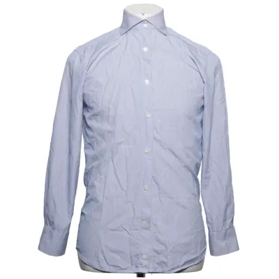 Skjorta (Blå, Vit) från Morris Heritage Bomull