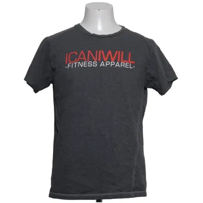 T-shirt (Gris) de ICANIWILL Coton