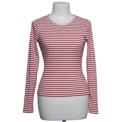 Långärmad t-shirt (Röd, Vit) från Lindex Bomull, Elastan