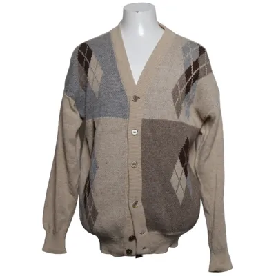 Cardigan (Beige, Brun, Blå) fra Shetland Polyamid, Uld