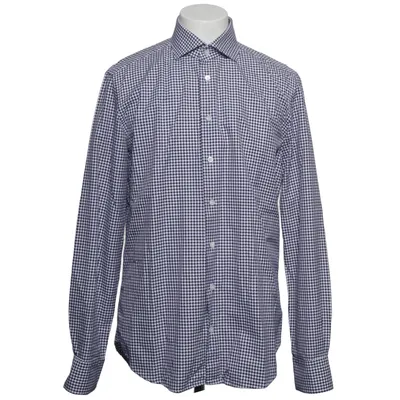 Shirt (Blue, White) from Rossi Cotton