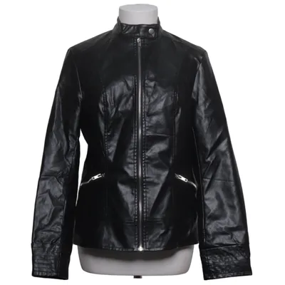 Jacka (Svart) från M&Co Bomull, Polyester, Polyuretan