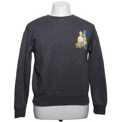 Sweatshirt (Grå) fra The Simpsons Bomuld, Polyester